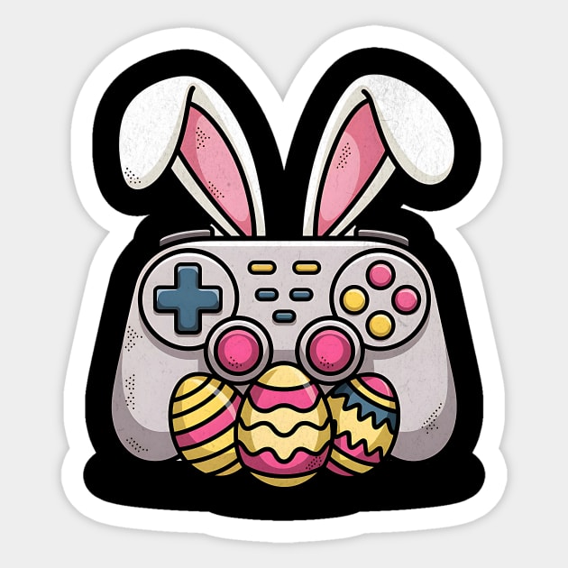 Easter Gaming Controller Design Sticker by Designed By Marty
